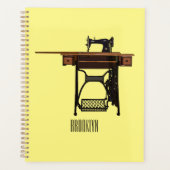 Afbeelding cartoon naaimachine planner (Voorkant)