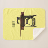 Afbeelding cartoon naaimachine sherpa deken (Voorkant (horizontaal))