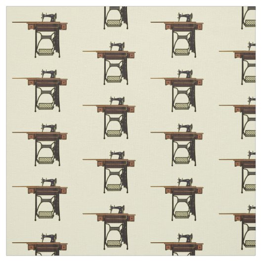 Afbeelding cartoon naaimachine stof (Swatch)