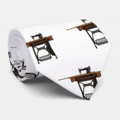 Afbeelding cartoon naaimachine stropdas (Opgerold)