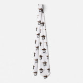 Afbeelding cartoon naaimachine stropdas (Achterkant)