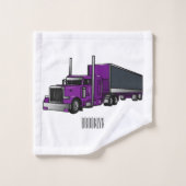 Afbeelding cartoon oplegger bad handdoek (Wasdoekje)