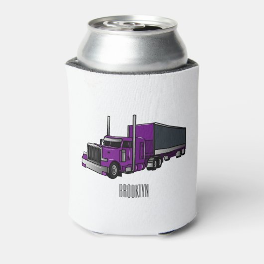 Afbeelding cartoon oplegger blikjeskoeler (Blikje Achterkant)