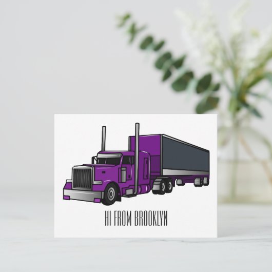 Afbeelding cartoon oplegger briefkaart (Staand voorkant)