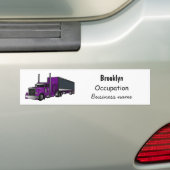 Afbeelding cartoon oplegger bumpersticker (Op auto)