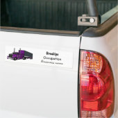 Afbeelding cartoon oplegger bumpersticker (Op Truck)