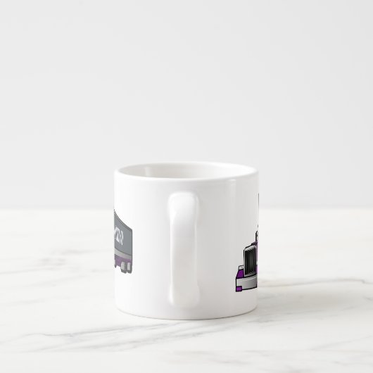 Afbeelding cartoon oplegger espresso kop (Achterkant)