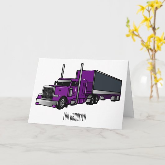 Afbeelding cartoon oplegger kaart (Gele Bloem)