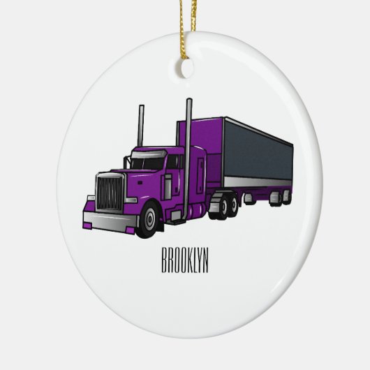 Afbeelding cartoon oplegger keramisch ornament (Links)