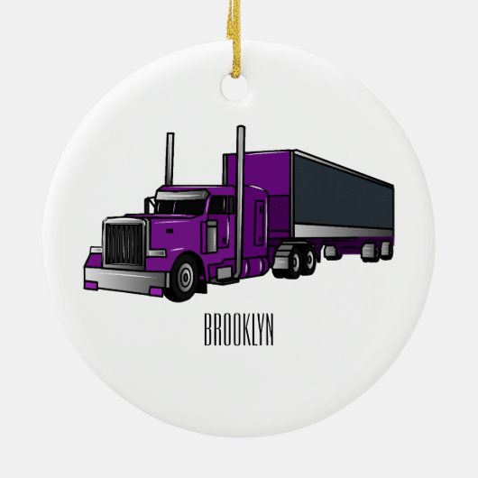 Afbeelding cartoon oplegger keramisch ornament (Achterkant)