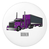 Afbeelding cartoon oplegger keramische knop (Voorkant)