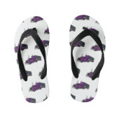 Afbeelding cartoon oplegger kinder teenslippers (Voetbed)