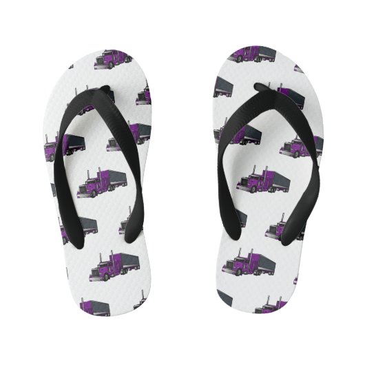 Afbeelding cartoon oplegger kinder teenslippers (Voetbed)