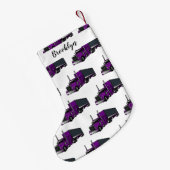 Afbeelding cartoon oplegger kleine kerstsok (Achterkant (Hangend))