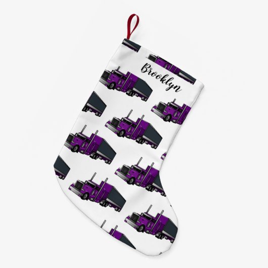 Afbeelding cartoon oplegger kleine kerstsok (Voorkant (Hangend))