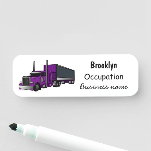 Afbeelding cartoon oplegger naamplaatje (In situ)