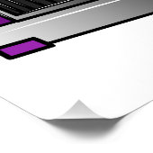 Afbeelding cartoon oplegger perfect poster (Hoek)