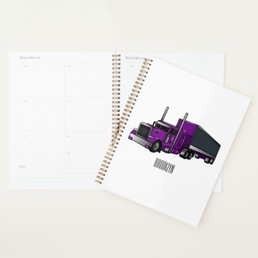 Afbeelding cartoon oplegger planner (Display)