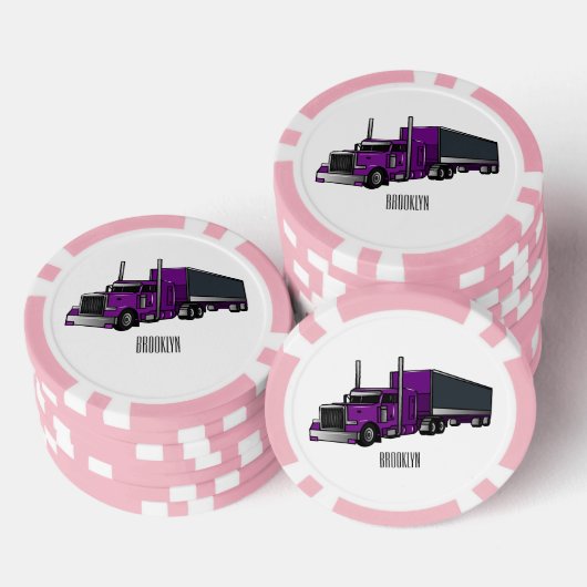 Afbeelding cartoon oplegger poker chips (Opstapeling)
