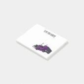 Afbeelding cartoon oplegger post-it® notes (Schuin)