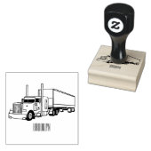 Afbeelding cartoon oplegger rubberstempel (Gestempeld)