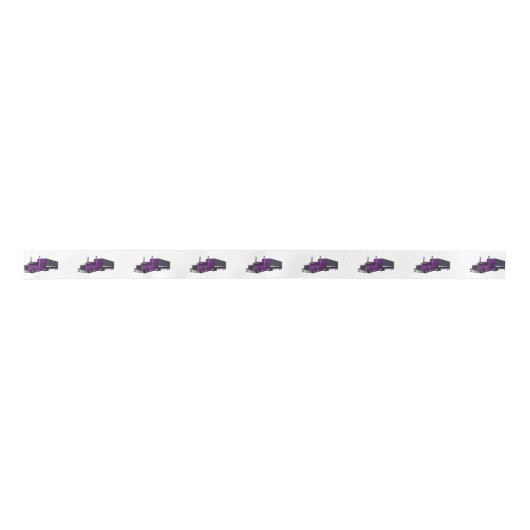 Afbeelding cartoon oplegger satijnen lint (Voorkant)