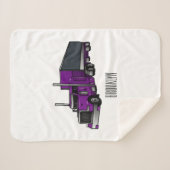 Afbeelding cartoon oplegger sherpa deken (Voorkant (horizontaal))