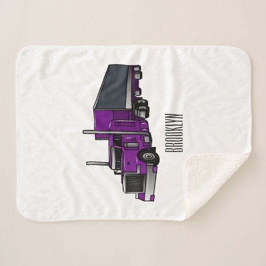 Afbeelding cartoon oplegger sherpa deken (Voorkant (horizontaal))