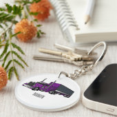 Afbeelding cartoon oplegger sleutelhanger (Voorkant Rechts)