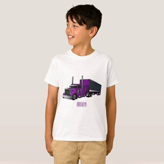 Afbeelding cartoon oplegger t-shirt (Voorkant volledig)