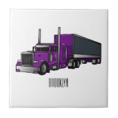 Afbeelding cartoon oplegger tegeltje (Voorkant)