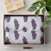 Afbeelding cartoon oplegger tissuepapier (Geschenk)