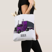Afbeelding cartoon oplegger tote bag (Dichtbij)