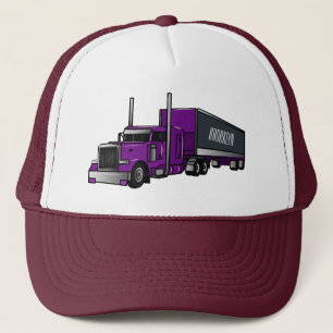 Afbeelding cartoon oplegger trucker pet