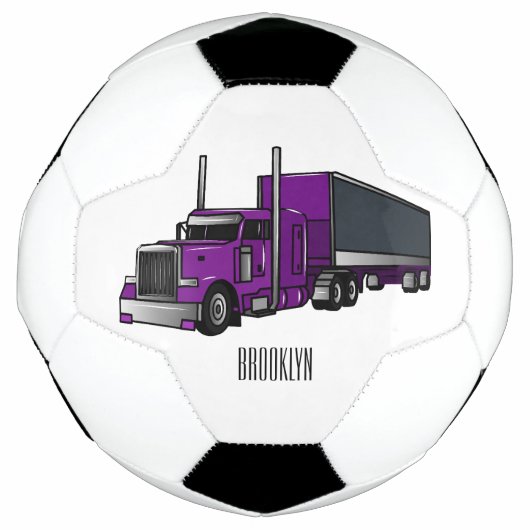 Afbeelding cartoon oplegger voetbal (Voorkant)