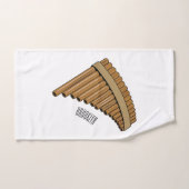 Afbeelding cartoon panpanningflut/panbuizen bad handdoek (Handdoek)