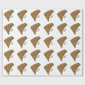 Afbeelding cartoon panpanningflut/panbuizen cadeaupapier (Vlak)