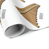 Afbeelding cartoon panpanningflut/panbuizen cadeaupapier (Rol Hoek)