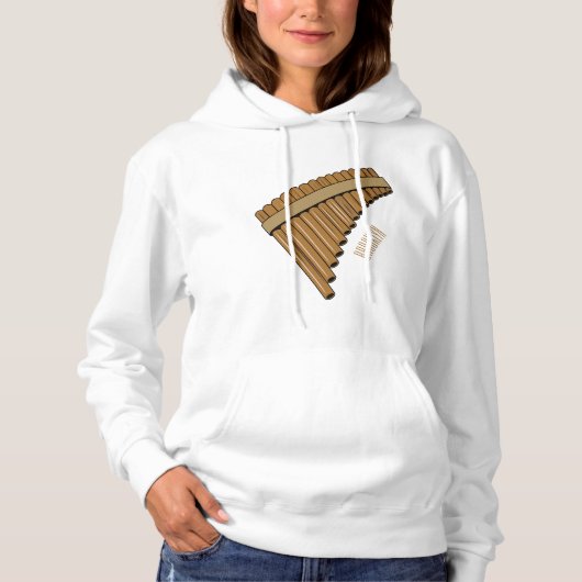 Afbeelding cartoon panpanningflut/panbuizen hoodie (Voorkant)