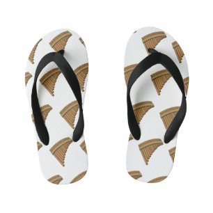 Afbeelding cartoon panpanningflut/panbuizen kinder teenslippers