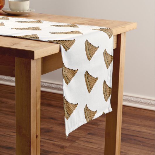 Afbeelding cartoon panpanningflut/panbuizen korte tafelloper (Voorbeeld)