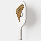 Afbeelding cartoon panpanningflut/panbuizen pickleball paddle (Links)