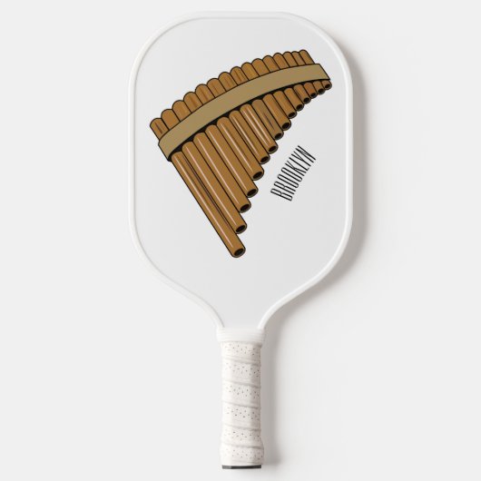 Afbeelding cartoon panpanningflut/panbuizen pickleball paddle (Voorkant)