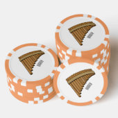 Afbeelding cartoon panpanningflut/panbuizen poker chips (Opstapeling)