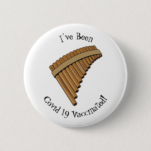 Afbeelding cartoon panpanningflut/panbuizen ronde button 5,7 cm (Voorkant)