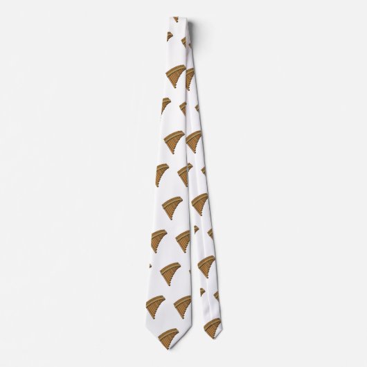 Afbeelding cartoon panpanningflut/panbuizen stropdas (Voorkant)