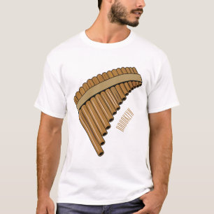 Afbeelding cartoon panpanningflut/panbuizen t-shirt