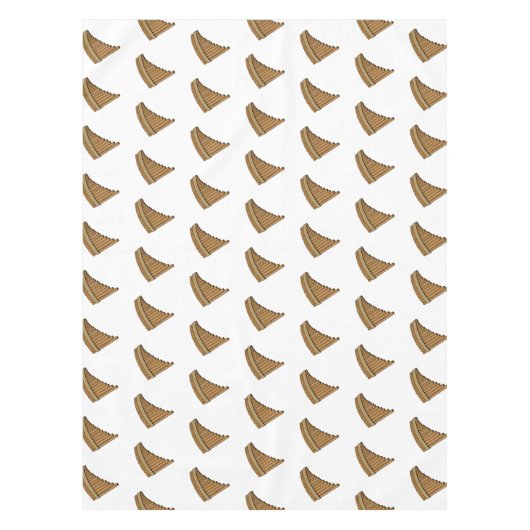 Afbeelding cartoon panpanningflut/panbuizen tafelkleed (Voorkant)