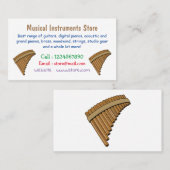 Afbeelding cartoon panpanningflut/panbuizen visitekaartje (Voorkant / Achterkant)