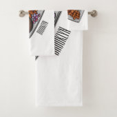 Afbeelding cartoon satay bad handdoek (Insitu)